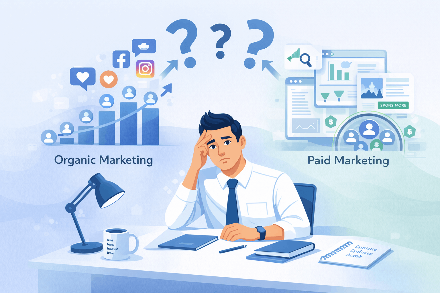 Organic vs Paid Social Media Marketing