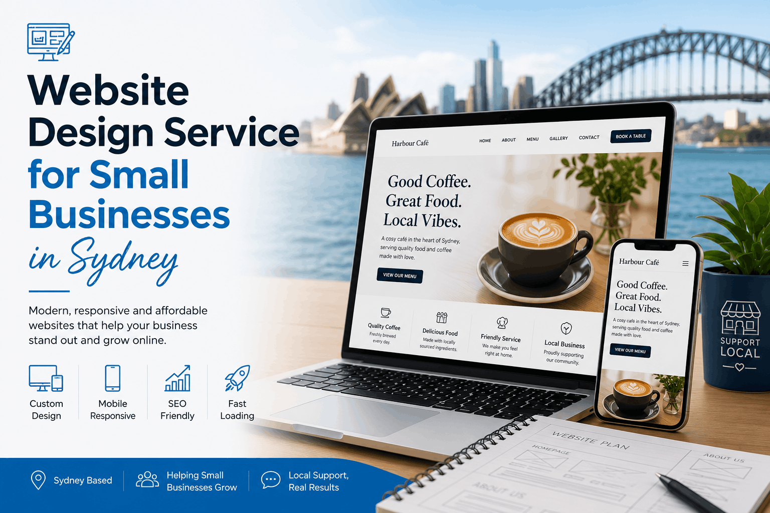 Website Design Service for Small Businesses in Sydney