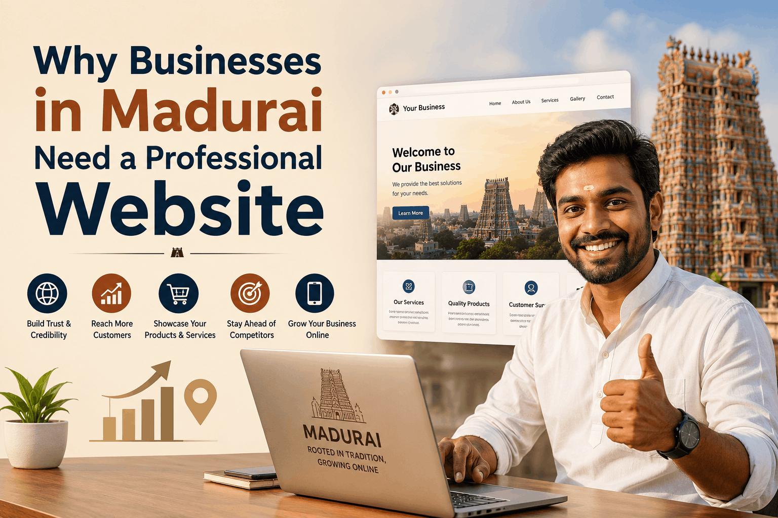 Why Businesses in Madurai Need a Professional Website