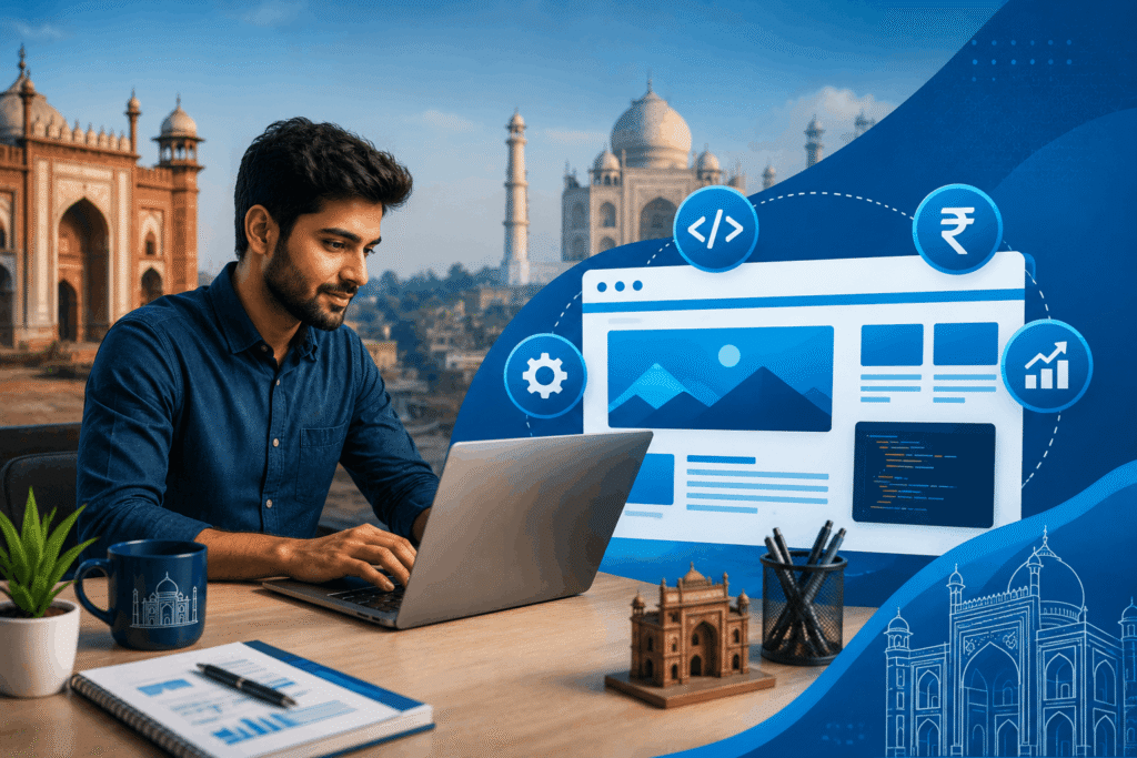  Website Development Companies Charge in Agra 
