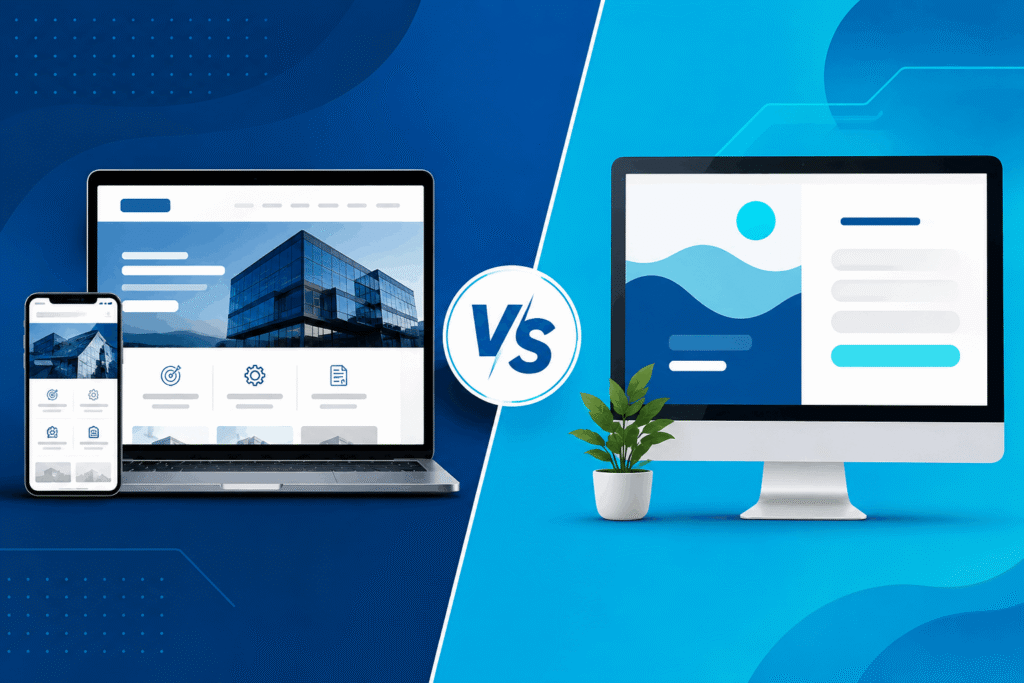 Business Website vs Landing Page: The Main Difference