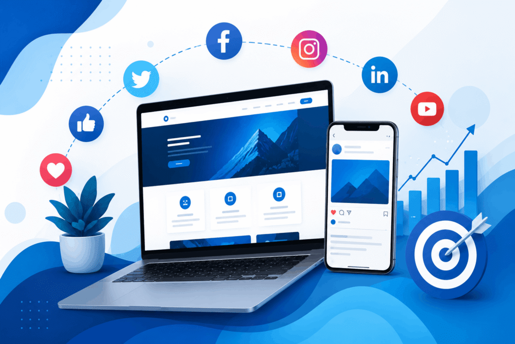 Why Combine Website and Social Media Marketing