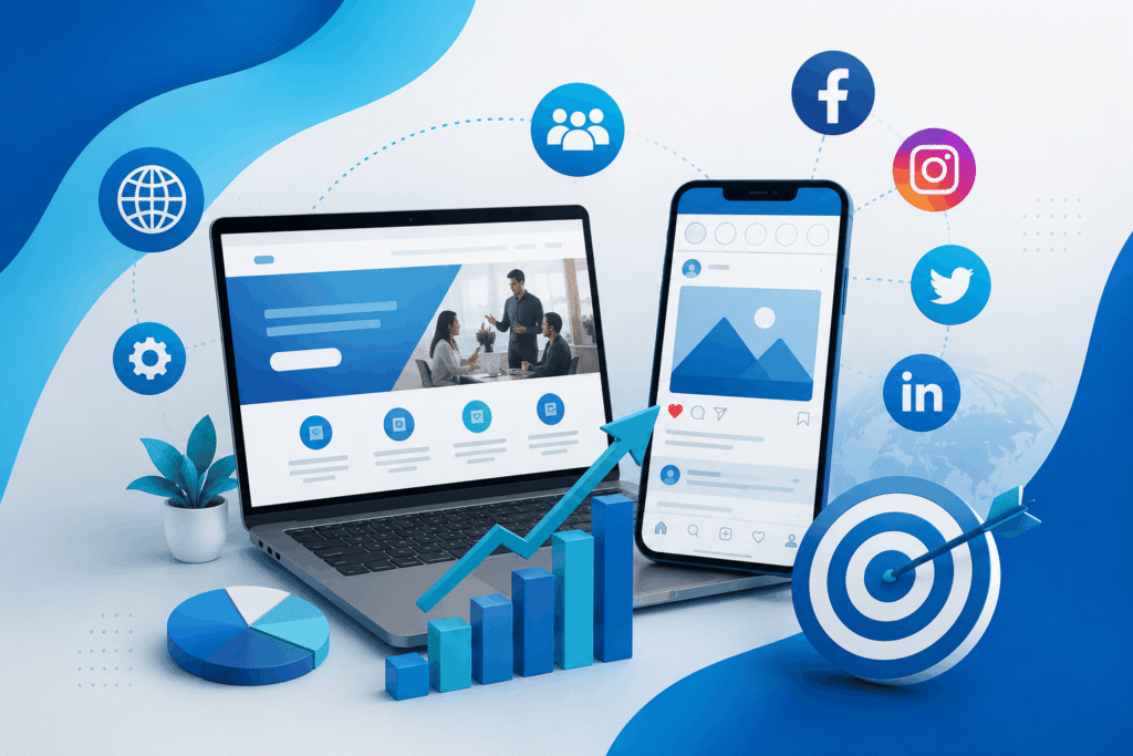Benefits of Combining Website and Social Media Marketing
